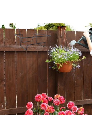 Bitki Kapları Tutucu Saksı Saksı Asılı Sepet Güverte Korkuluk Ekici Kutuları Kapalı Bitki Stantları Flowerpot Asılı Raf