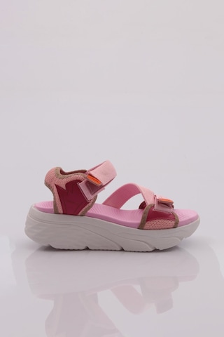 Dgn 0148 Kadin Sandalet 0148-2265-R2907 Pembe - Pudra