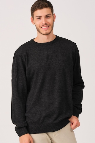 V0091 Dewberry Erkek Battal Oversıze Kazak-antrasit Antrasit