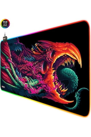 Digipod Rgb Gaming Mousepad Oyuncu Mouse Pad 90X40 Xxl Büyük Oyun