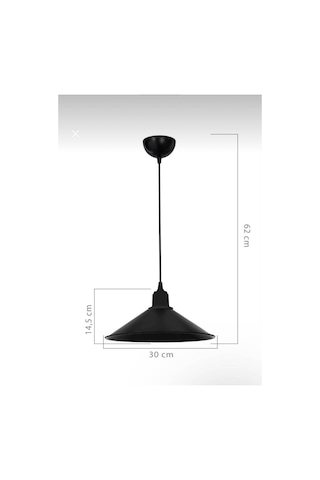 Zeno Model Siyah Yemek Masası Oturma Çocuk Yatak Odası Modern Ledli Avize