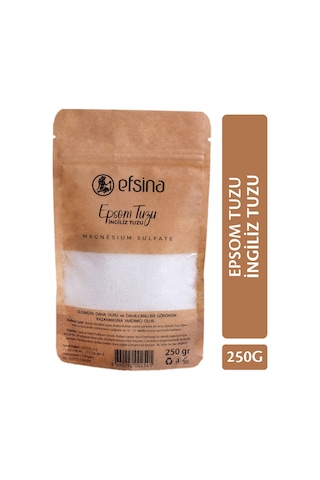 Efsina Epsom Tuzu İngiliz Tuzu Magnezyum Sülfat Banyo Tuzu 250 G
