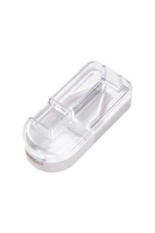 Mufunye Taşınabilir Apteksiz 7 Günlük İlaç Kutusu - Nem Engellli Bölmeli, Reçete İlaçlarını Kolay Böl Ve Sakla Açık Pembe