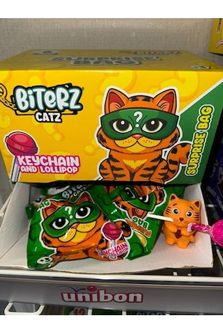 Bıterz Catz Lolipop Şeker Ve Figür Anahtarlık 1 Adet