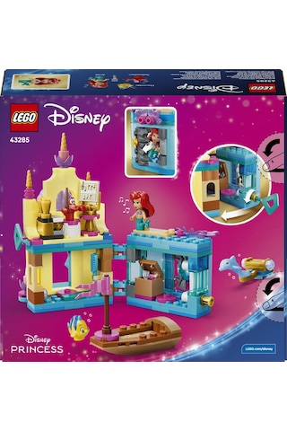 LEGO® ǀ Disney Princess Ariel'in Sihirli Mini Sarayı 43285 – 5 Yaş ve Üzeri Çocuklar için Karakter İçeren Oyuncak Yapım Seti(179P)