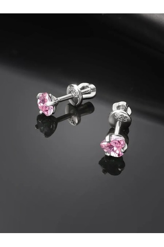 Gold Plaza Jewelry 925 Ayar Gümüş Küpe Kalpli Pusetler 179624604 Diğer