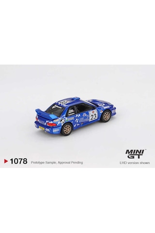 Mini Gt 1/64 Subaru Impreza Wrc99 23 2000 Acropolis Rally 1078