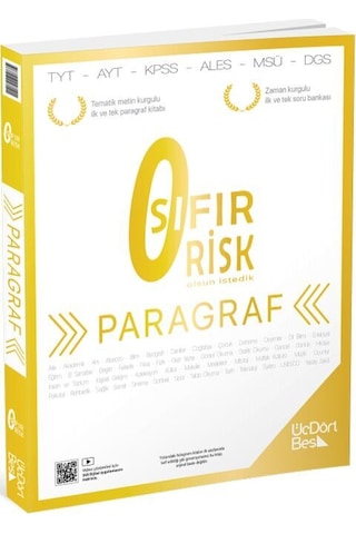 Üçdörtbeş Yayınları Paragaraf Soru Bankası Üçdörtbeş Yayınları Paragaraf Soru Bankası