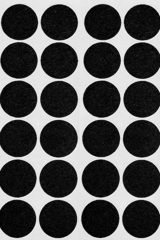 48 Adet 20mm Yapışkanlı Sandalye, Masa, Koltuk Altı Parke Koruma Keçesi Diğer