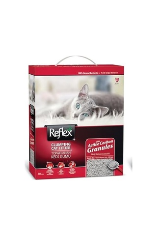 Reflex Aktif Karbon Granüllü Topaklanan Kedi Kumu 10 Lt