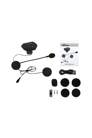 Tenfowee Motosiklet Kaskı Bluetooth Kulaklık: Ip67 Su Geçirmez, 32 Saat Sürekli Kullanım,免提 Arama Ve Müzik Kontrolü