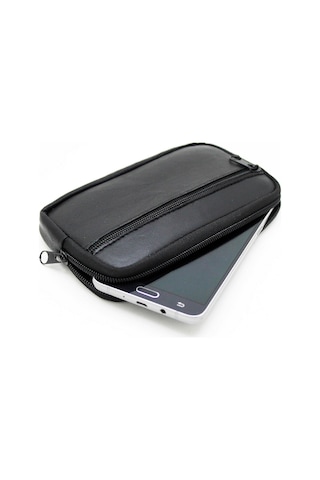 PENTA PPOLO HAKİKİ DERİ TELEFON VE AKSESUAR BEL ÇANTASI