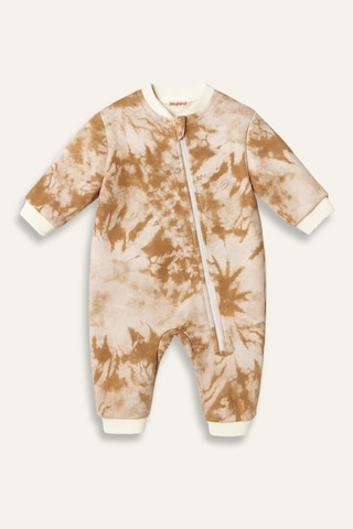 Unisex Çocuk Elyaf Dolgulu Uyku Tulumu - Camel Camel