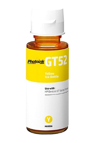 Hp Gt52 M0h56ae Uyumlu Photoink Plus Sarı Mürekkep Bk8681987831072 Photoink