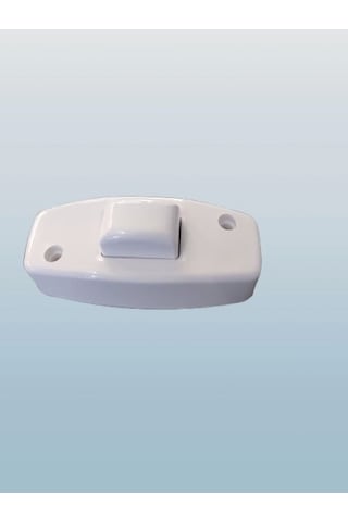 Çetinler Çıt Çıt Butonlu Ara Puar Anahtar Beyaz Far Klasik