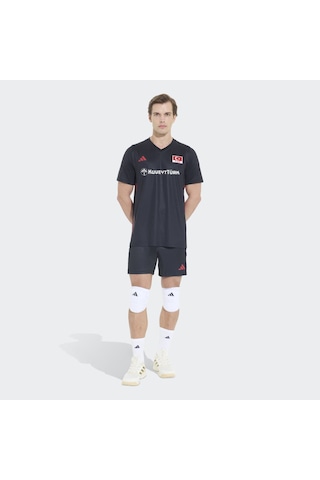 Black Adidas Erkek Forma Cuquickset Ss M Tvf Km7473 Siyah