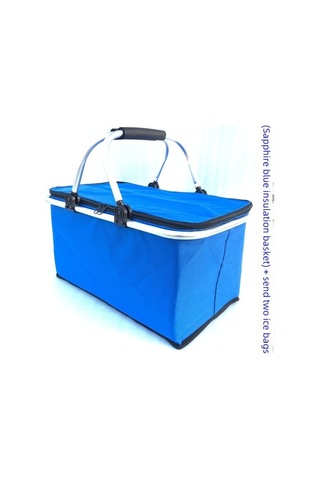 Fortunelane Siyah Isı Saklama Sepeti - Fırlatılabilir Piknik/alışveriş Çantası - Dayanıklı Promosyon Hediyesi Çok Renkli