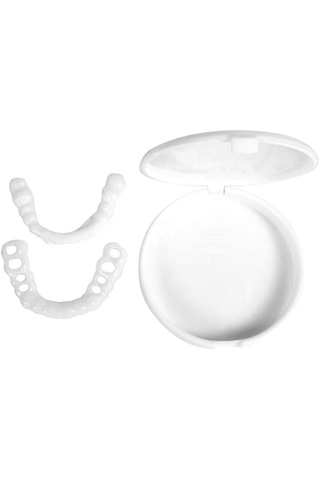 Dolıty Silika Gülümseyen Snap Sahte Kaplamalar Kozmetik Kapak