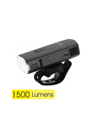 Moon RIGEL MAX 1500 Lümen USB Bisiklet Ön Lambası Siyah