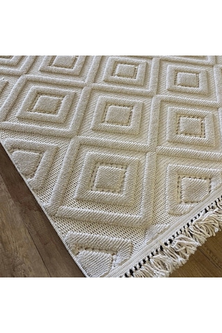 Luxess Halı Dizayn 1089 Bej İskandinav Halı