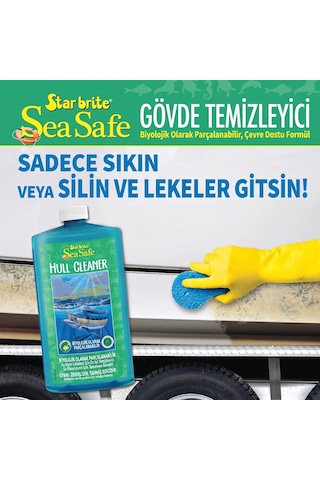Starbrite - Gövde Temizleyici Sea Safe Deniz Dostu 950 Ml : Asitsiz Güç, Anında Çözücü Etki Ve Çevre Dostu Temizlik