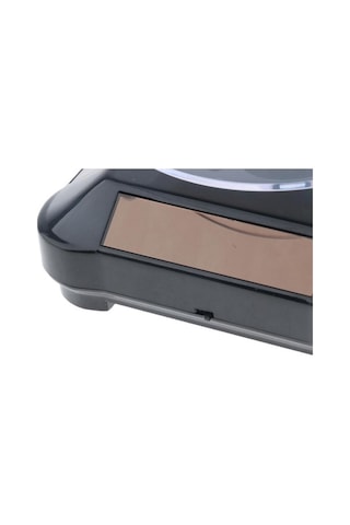 Trendooze Takı Tabla Standı Siyah Led Işık İçin Güneş Enerjili Ekran Döner Döner İg