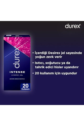 Durex Titreşimli Anal Plug Tıkaç + Durex Intense Uyarıcı Jel 10 ML