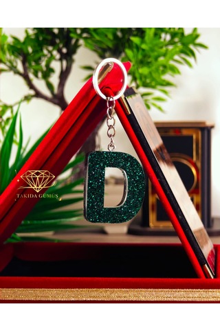 Anahtarlık Harfli Model Kişiye Özel Modeller Açık Gri