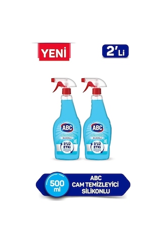 Cam Temizleyici Silikonlu 500ml X2