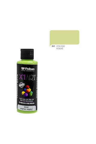 Polisan X1Art Vernikli Hobi Boyası 120Ml - 0041 Fıstık Yeşili