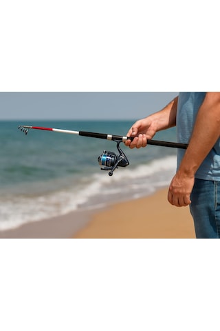 Calypso 6000 Hobi Kıyı Olta Seti - 300 Cm Kamış-makine 39x18cm 80-150cm