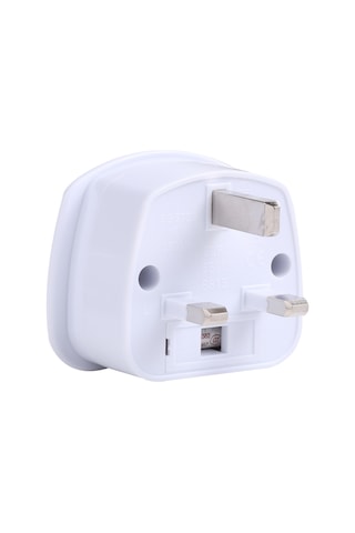 250v Uk Fiş - Ab Fiş Us Fiş Güç Dönüşüm Fişi Dönüştürücü Beyaz