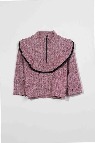 Luess Kız Çocuk Fırfırlı Ve Fermuarlı Bluz - Bordo 2-3 Yaş 8-9 Yaş Bordo