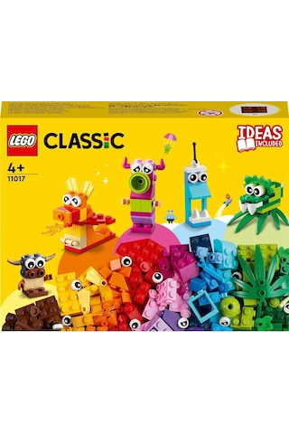 LEGO® Classic Yaratıcı Canavarlar 11017 4+ Yaratıcı Oyuncak Yapım Seti - 140 Parça