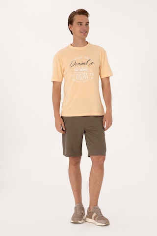 U.s. Polo Assn. Erkek Vizon Şort Örme 50300107-vr052 Vizon