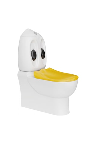 Ducky Duvara Dayalı Çocuk Klozet Takımı Beyaz