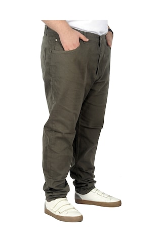Mode Xl Büyük Beden Erkek Gabardin Pantolon 5 Cep Doğa Classic 22920 Haki Haki