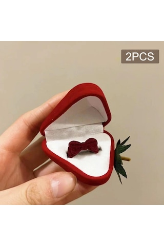 Homyl Yaratıcı Yüzükler Tören Teklifi Için 2-adet 2 Adet