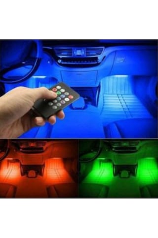 Nkt Group Ayak Altı Led Sese Ve Müziğe Duyarlı Led Rgb Kumandalı Ambiyans