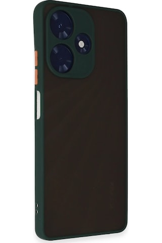 Newface - 66 - İnfinix Hot 30 4g Kılıf Montreal Silikon Kapak - Csmo-tex - - Yeşil
