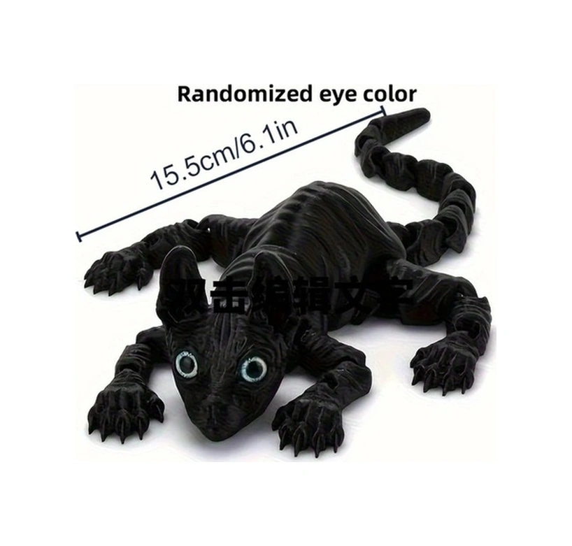 Trendooze Gaojunshop01 Hareketli Sphinx Heykeli Beyaz, Dayanıklı Plastik, Gerçekçi Kedi Dizilir