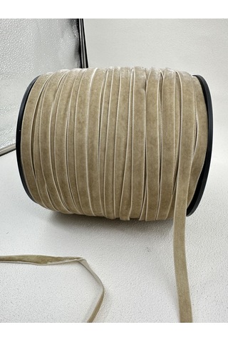 Paşateks- 1 Cm Düz Kadife-5 Metre -er.yeşil