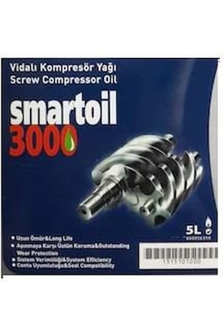 Smart Oil 3000 Hava Kompresörü Yağı 5 L