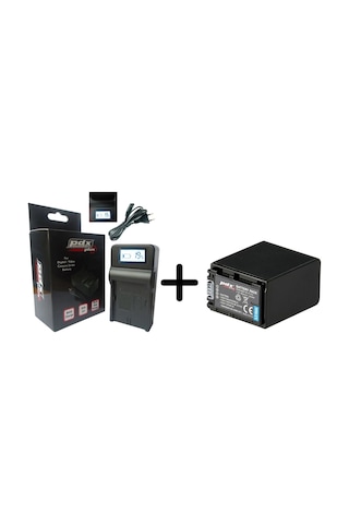 Pdx Plus,sony İle Uyumlu Np-fp/fh/fv100 Handycam Bataryası Ve Şarj Cihazı.