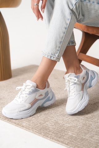 Daxtors Garantili D1152 Günlük Ortopedik Kadın Sneaker Spor Ayakkabı Pudra