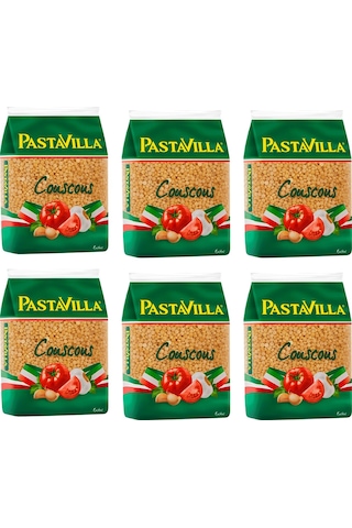 Pastavilla Kuskus Makarna 500 Gr X 6 Adet Yeni Ambalaj