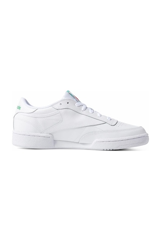 Reebok Club C 85 Unisex Günlük Spor Sneaker Ayakkabı Beyaz-yeşil Beyaz - Yeşil