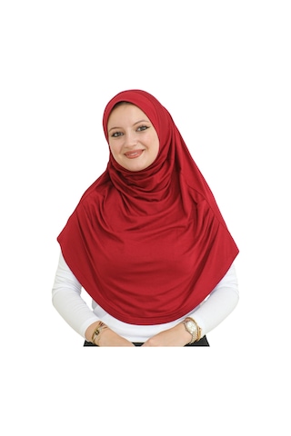 Modish Group Uzun Hazır Giyim Turban Yumuşak Eşarp Islami Giyim Viskon - Bordo Bordo