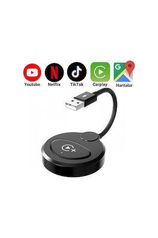 Coofbe Kablosuz Car Play Dönüştücü Video Yansıtıcı Youtube Netflix Tiktok Video Yansıtıcı Carplay