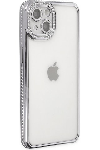 Apple Uyumlu iPhone 14 Kilif Koruma Lensli Tasli Dizayn Seffaf Kapak 561970938